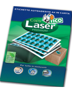 Tico Copy laser premium etiqueta autoadhesiva Blanco 1000 pieza(s)
