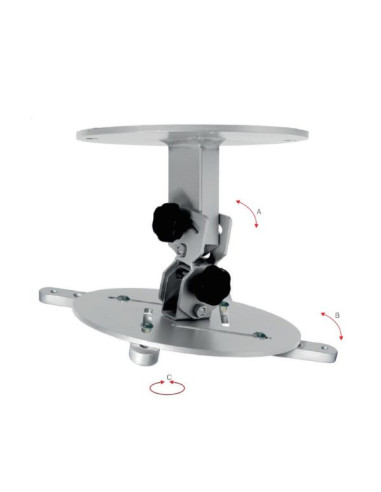 ITB OM26080 montaje para projector Techo Plata