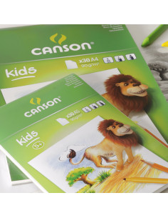 Canson Bloc de dibujo para niños Art Craft