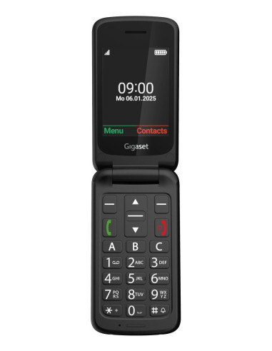 Gigaset GL595 7,11 cm (2.8") 114 g Negro Teléfono para personas mayores