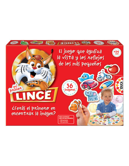 Educa 15676 juego de tablero Mi primer Lince Juego De Cartas Familia