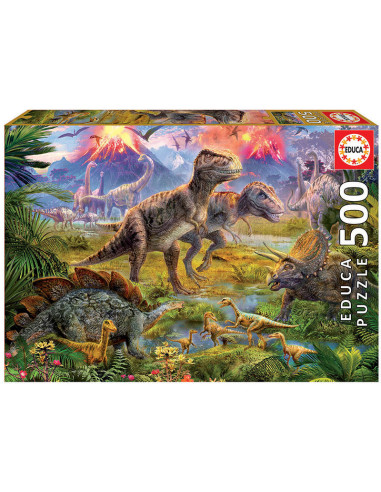 Educa Dinosaur Gathering Puzzle rompecabezas 500 pieza(s) Animales