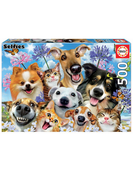 Educa Fun in the sun selfie Puzzle rompecabezas 500 pieza(s) Animales
