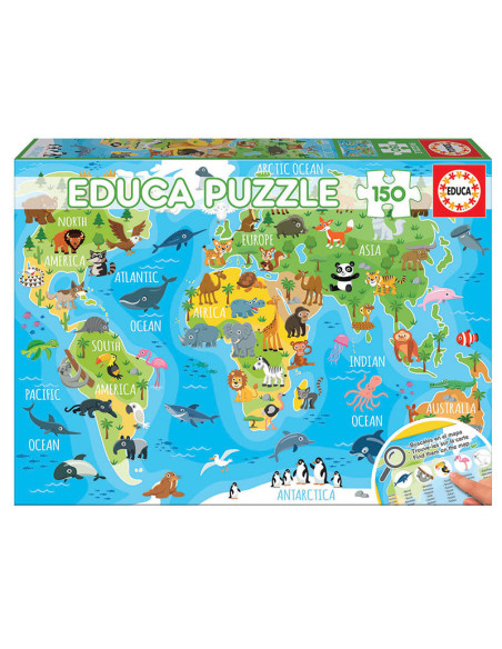 Educa 18115 puzzle Puzzle rompecabezas 150 pieza(s) Mapas