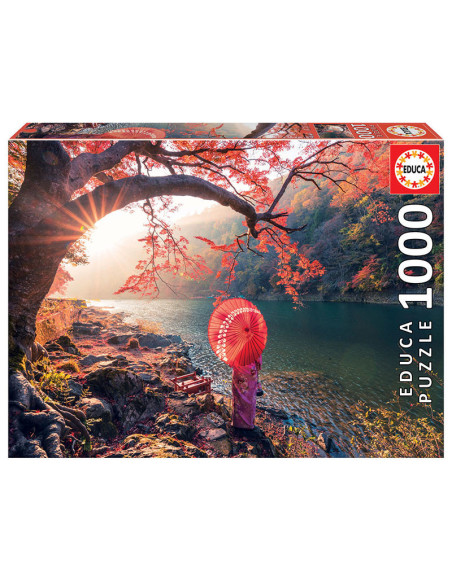 Educa Sunrise In Katsuma River Puzzle rompecabezas 1000 pieza(s) Paisaje