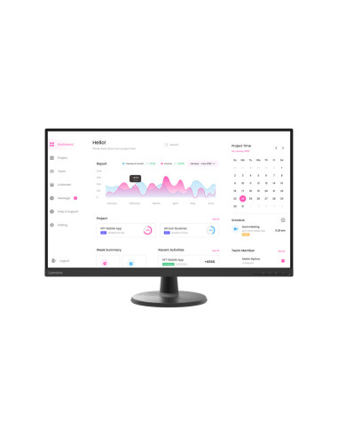 Lenovo D32-40 pantalla para PC 80 cm (31.5") 1920 x 1080 Pixeles Full HD Negro
