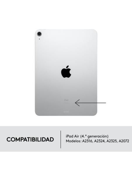 Logitech 920-010300 teclado para móvil QWERTY Español Smart Connector Gris