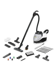 Kärcher SV 7 Limpiador a vapor de cilindro 0,5 L 2200 W Negro, Gris, Blanco