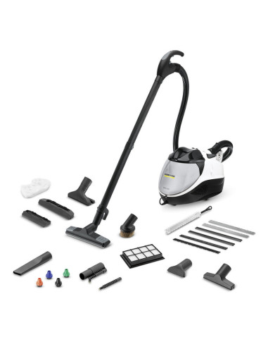 Kärcher SV 7 Limpiador a vapor de cilindro 0,5 L 2200 W Negro, Gris, Blanco