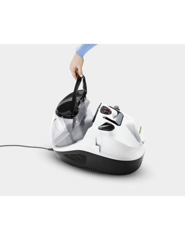 Kärcher SV 7 Limpiador a vapor de cilindro 0,5 L 2200 W Negro, Gris, Blanco