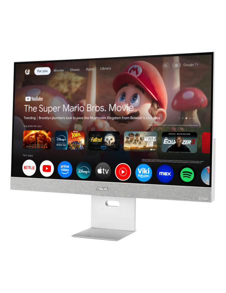 ASUS ZenScreen MS32UC pantalla para PC 80 cm (31.5") 3840 x 2160 Pixeles 4K Ultra HD LED Gris, Blanco