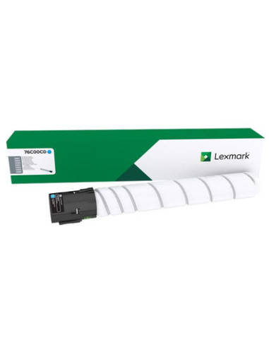 Lexmark 76C00C0 cartucho de tóner 1 pieza(s) Original Cian