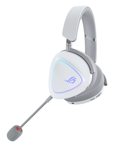 ASUS ROG Delta II Auriculares Inalámbrico y alámbrico Diadema Juego USB Tipo C Bluetooth Blanco