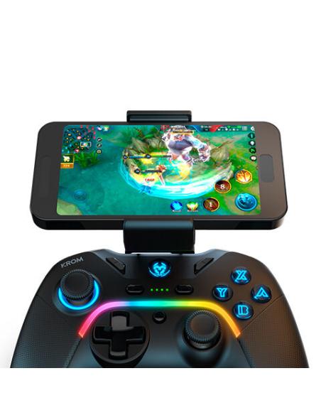Krom Kayros Negro Bluetooth Gamepad Analógico/Digital Android, Nintendo Switch, PC, iOS