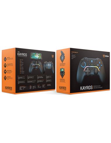Krom Kayros Negro Bluetooth Gamepad Analógico/Digital Android, Nintendo Switch, PC, iOS