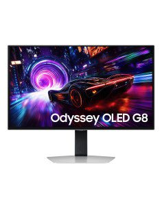 Samsung G81SF pantalla para PC 68,6 cm (27") 3840 x 2160 Pixeles 4K Ultra HD OLED Plata