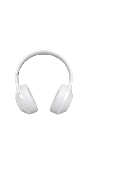 Celly WAVEBEATWH auricular y casco Auriculares Inalámbrico Diadema Llamadas Música USB Tipo C Blanco