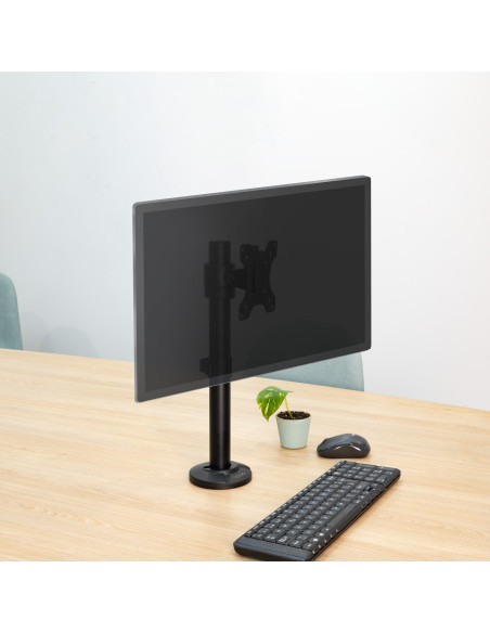 TooQ Soporte de Mesa para Pantallas 17"-32", Color Negro