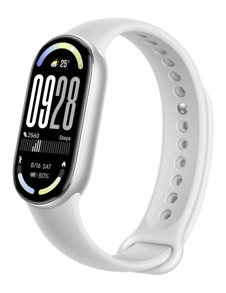 Xiaomi Smart Band 10 Silver AMOLED Pulsera de actividad 4,37 cm (1.72") Plata