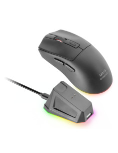 Mars Gaming MM-T3 ratón Juego mano derecha RF Wireless + Bluetooth + USB Type-C Óptico 14400 DPI