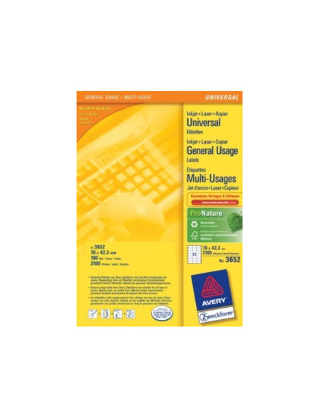 Avery Multi-Function Labels Blanco