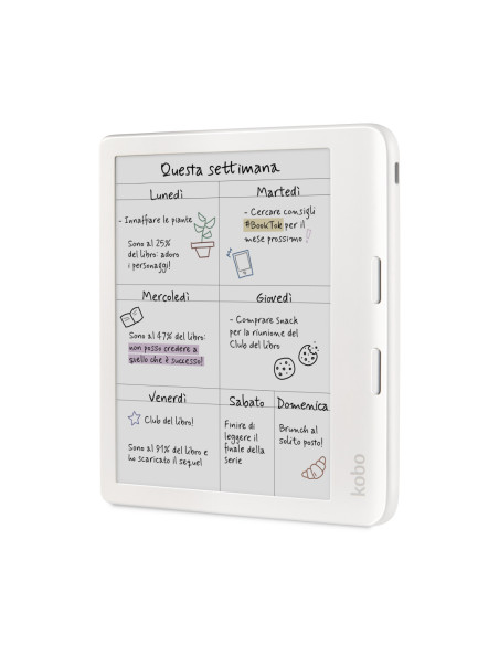Rakuten Kobo Libra Colour lectore de e-book Pantalla táctil 32 GB Wifi Blanco