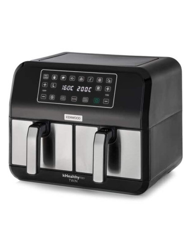 Kenwood HFM20.000MB freidora Doble 8 L Independiente 1700 W Freidora de aire caliente Negro