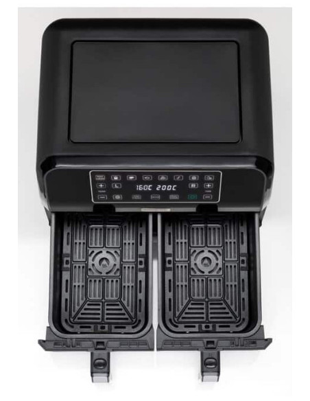 Kenwood HFM20.000MB freidora Doble 8 L Independiente 1700 W Freidora de aire caliente Negro