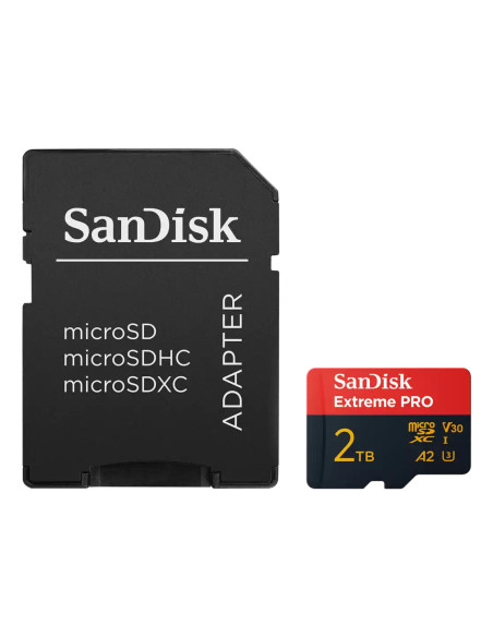 SanDisk Extreme PRO 2 TB MicroSDXC UHS-I Clase 10