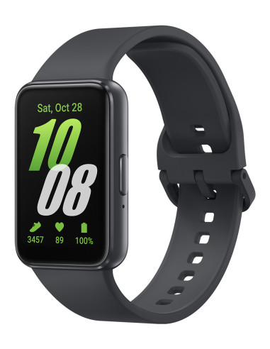 Samsung Galaxy Fit3 4,06 cm (1.6") AMOLED 40 mm Digital 256 x 402 Pixeles Pantalla táctil Gris