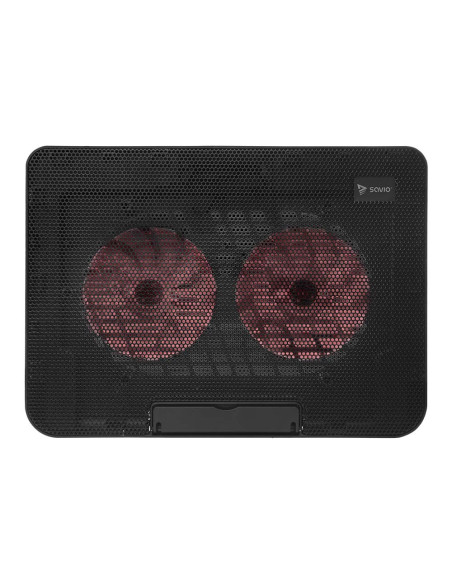 Savio COS-02 almohadilla fría 43,9 cm (17.3") Negro