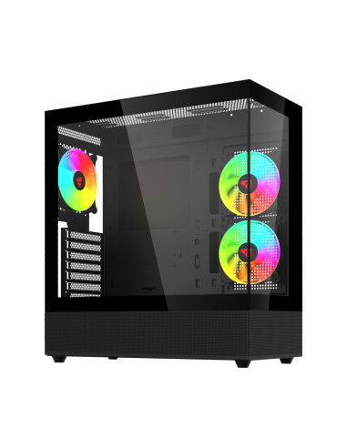 Savio SIGMA X1 carcasa de ordenador Midi Tower Negro