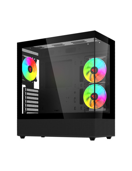 Savio SIGMA X1 carcasa de ordenador Midi Tower Negro