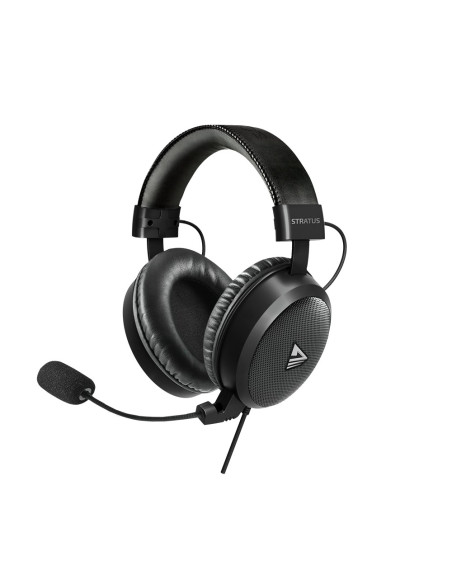 Savio Stratus Auriculares Alámbrico gancho de oreja Juego Negro