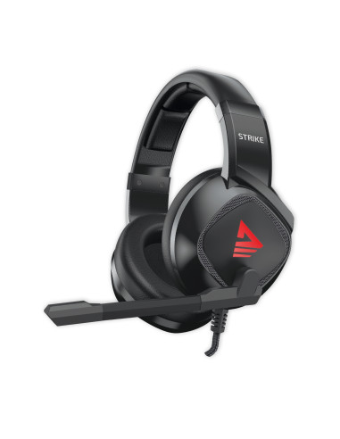 Savio Strike Auriculares Alámbrico Diadema Música uso diario Negro, Rojo