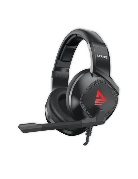 Savio Strike Auriculares Alámbrico Diadema Música uso diario Negro, Rojo