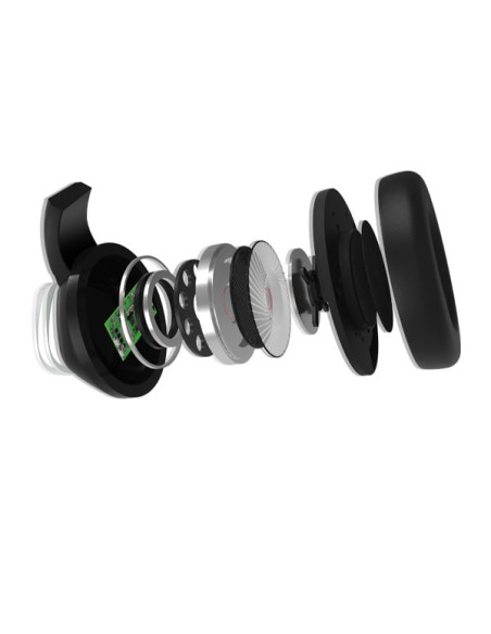 Savio Strike Auriculares Alámbrico Diadema Música uso diario Negro, Rojo