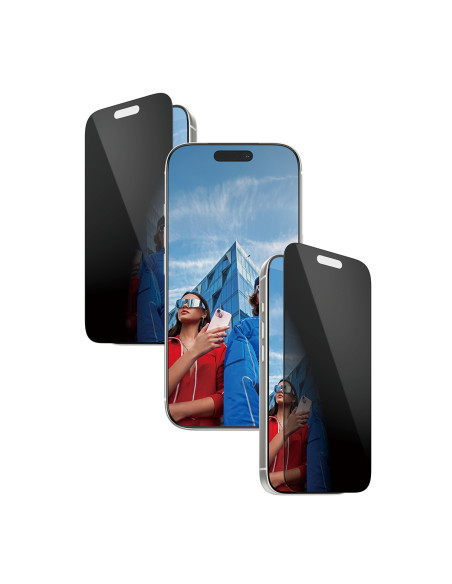 PanzerGlass ® 2-Way Privacy Screen Protector iPhone 17 Pro | Ultra-Wide Fit w. EasyAligner Protector de pantalla Apple 1