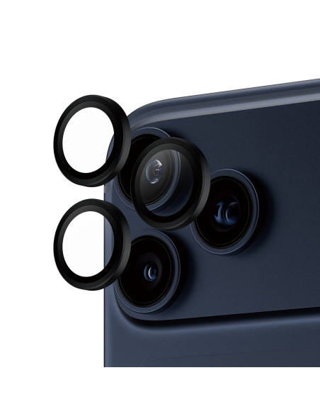 PanzerGlass ® Hoops® Camera Lens Protector Black iPhone 17 Pro | iPhone 17 Pro Max | iPhone 16 Pro | 16 Pro Max Protector de