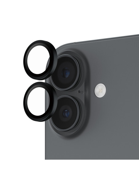 PanzerGlass ® Hoops® Camera Lens Protector Black iPhone 17 | iPhone 16 | 16 Plus Protector de pantalla Apple 1 pieza(s)