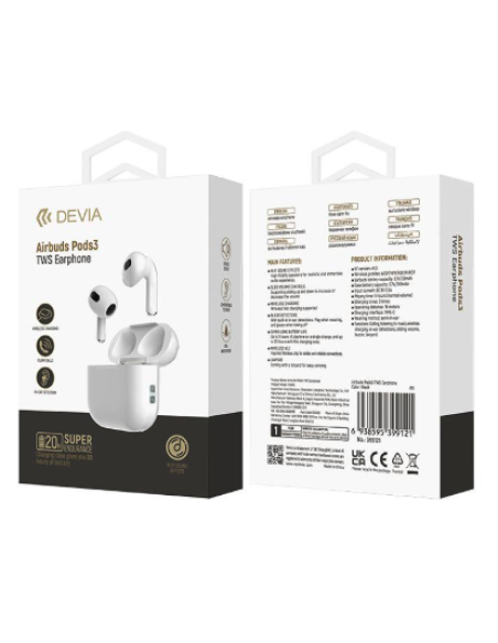 DEVIA AURICULAR AIRBUDS PODS 3 Ref. DSTAP3W