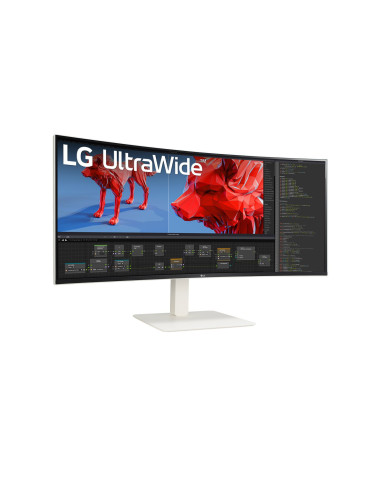 LG 38BR85QC-W pantalla para PC 96,5 cm (38") 3840 x 1600 Pixeles UltraWide Quad HD+ LCD Blanco