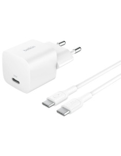 Belkin BoostCharge Consola de juegos portátil, Smartphone, Tableta Blanco Corriente alterna Carga rápida Interior