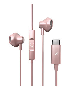 Energy Sistem EasyPods Auriculares Alámbrico Dentro de oído Llamadas Música USB Tipo C Oro rosa 2