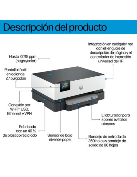 HP OfficeJet Pro 9110b Inalámbrico Color Impresora, Impresión a doble cara