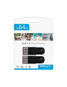 PNY Attaché 4 2.0 64GB unidad flash USB USB tipo A Negro