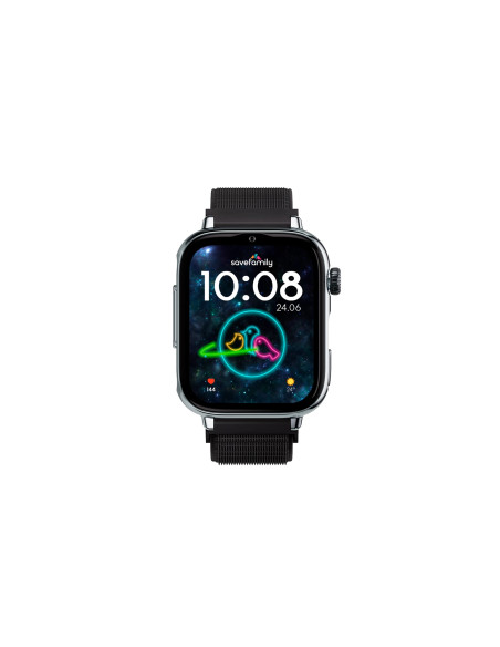 SaveFamily SaveWatch Plus 2 4,7 cm (1.85") AMOLED Digital 410 x 502 Pixeles Pantalla táctil 4G Plata Wifi GPS (satélite)