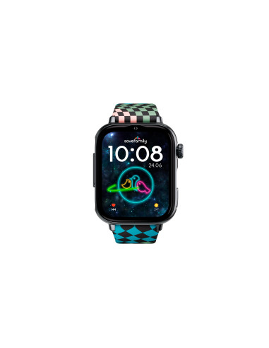 SaveFamily SaveWatch Plus 2 4,7 cm (1.85") AMOLED Digital 410 x 502 Pixeles Pantalla táctil 4G Negro Wifi GPS (satélite)