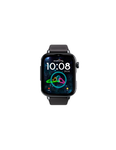 SaveFamily SaveWatch Plus 2 4,7 cm (1.85") AMOLED Digital 410 x 502 Pixeles Pantalla táctil 4G Negro Wifi GPS (satélite)