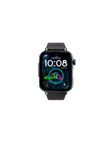 SaveFamily SaveWatch Plus 2 4,7 cm (1.85") AMOLED Digital 410 x 502 Pixeles Pantalla táctil 4G Negro Wifi GPS (satélite)